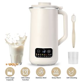 27OZ Nut Milk Maker with 12Hour Delay Function - Self-Cleaning - Keep Warm - Automatic Soy Milk Maker for Homemade Soya Milk, Rice Paste, Juice